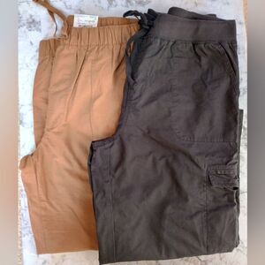 2 Lightweight Pullover On Cargo Pants Size 18/20 Husky
